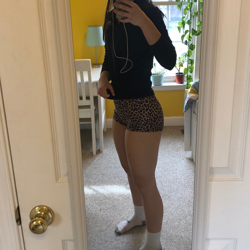 Super cute cheetah printed spandex